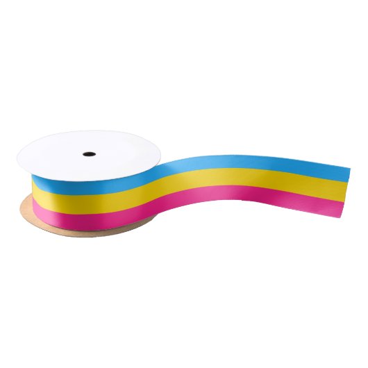Pansexuality pride-lint satijnen lint (Spoel)