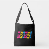 Pansexuality pride text sign crossbody bag crossbody tas (Voorkant)