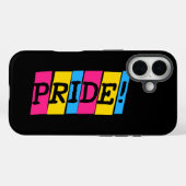 Pansexuality Pride text Uncommon iPhone Case (Achterkant (horizontaal))