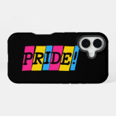Pansexuality Pride text Uncommon iPhone Case 16 Hoesje (Achterkant horizontaal)