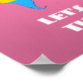 Pansexuality pride world map poster (Hoek)