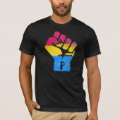 PANSEXUALS RESIST FIST - LGBTQ  Artwork -.p T-shirt (Voorkant)