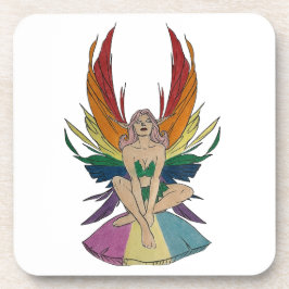 Pansexuele fee bier onderzetter
