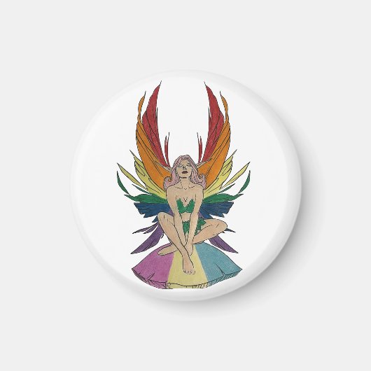 Pansexuele fee magneet (Voorkant)