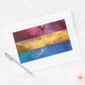Pansexuele nevel vlag stickers (Envelop)