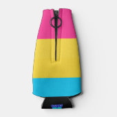 Pansexuele Pride Flesdrankkoeler Flesjeskoeler (Achterkant)