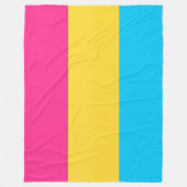 Pansexuele Pride Knuffeldek Fleece Deken (Voorkant)