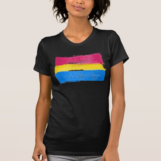 Pansexuele Pride T-Shirt (Voorkant)