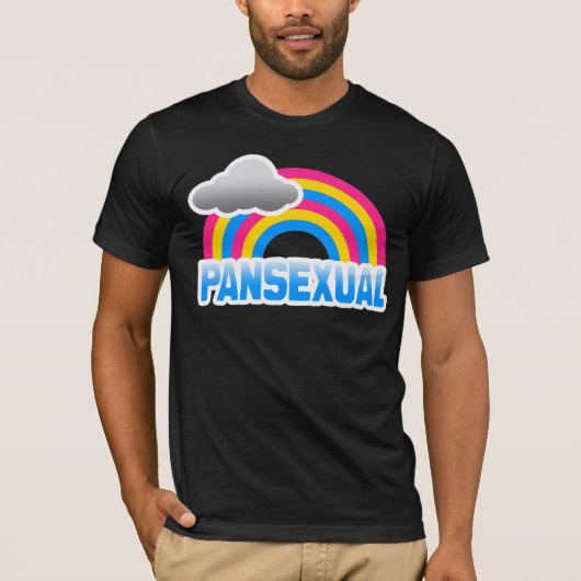 Pansexuele Pride T-shirt (Voorkant)