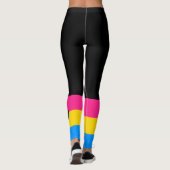 Pansexuele Pride-vlag Leggings (Achterkant)