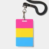 Pansexuele Pride Vlag LGBTQ Badge (Voorzijde met lanyard)