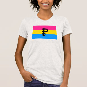 Pansexuele Pride-vlag T-shirt