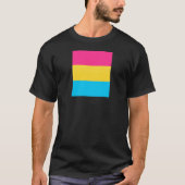Pansexuele Pride-vlag T-shirt (Voorkant)