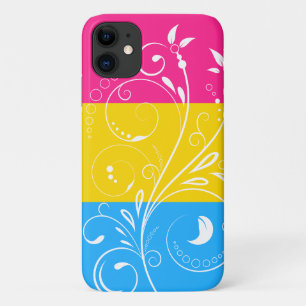 Pansexuele Pride Vlag Vintage Bloem Bloei Case-Mate iPhone Case