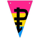 Pansexuele Pride-vlag Vlaggetjes (Derde vlag)