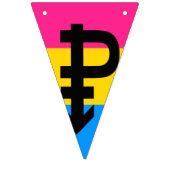 Pansexuele Pride-vlag Vlaggetjes (Tweede vlag)