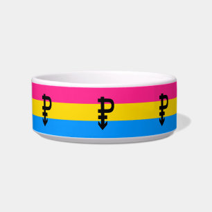 Pansexuele Pride-vlag Voerbakje
