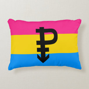 Pansexuele Pridevlag Accent Kussen