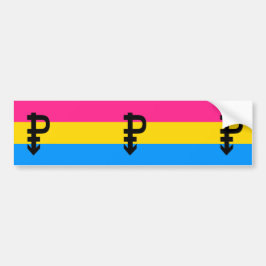 Pansexuele Pridevlag Bumpersticker