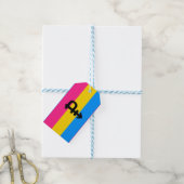 Pansexuele Pridevlag Cadeaulabel (Met Touw)