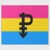 Pansexuele Pridevlag Cadeaupapier (Vlak)