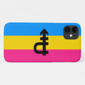 Pansexuele Pridevlag Case-Mate iPhone Case (Achterkant (horizontaal))