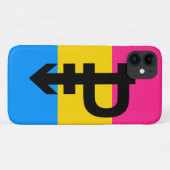 Pansexuele Pridevlag Case-Mate iPhone Case (Achterkant (horizontaal))