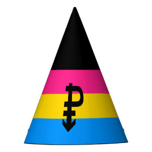 Pansexuele Pridevlag Feesthoedjes
