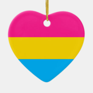 "PANSEXUELE PRIDEVLAG" KERAMISCH ORNAMENT