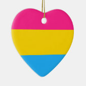 Pansexuele Pridevlag Keramisch Ornament (Rechts)