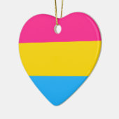 Pansexuele Pridevlag Keramisch Ornament (Links)