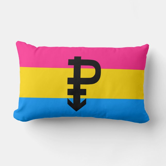 Pansexuele Pridevlag Kussen (Voorkant)