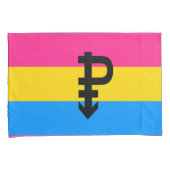 Pansexuele Pridevlag Kussensloop (Voorkant-Rechts)