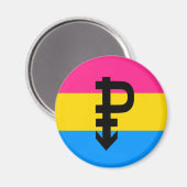 Pansexuele Pridevlag Magneet (Voorkant / Achterkant)