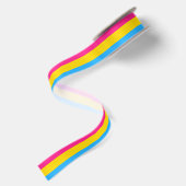 Pansexuele Pridevlag Satijnen Lint (Achterkant)