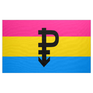Pansexuele Pridevlag Stof