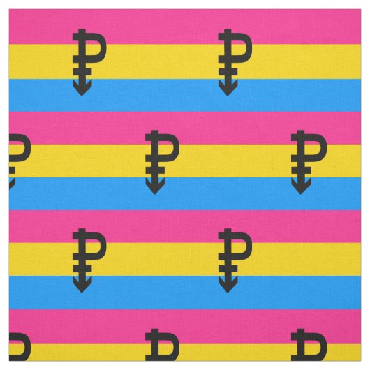 Pansexuele Pridevlag Stof (Swatch)