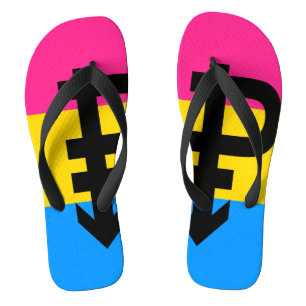 Pansexuele Pridevlag Teenslippers