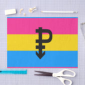 Pansexuele Pridevlag Tissuepapier (Craft)