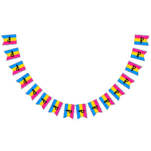 Pansexuele Pridevlag Vlaggetjes
