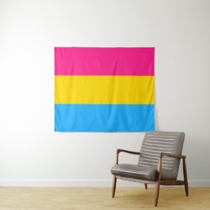 Pansexuele Vlag 125 x 150 cm Wandkleed
