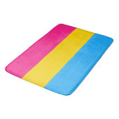 Pansexuele Vlag Groot Badmat (Gekanteld)