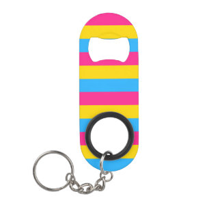 Pansexuele Vlag Mini Flessenopener