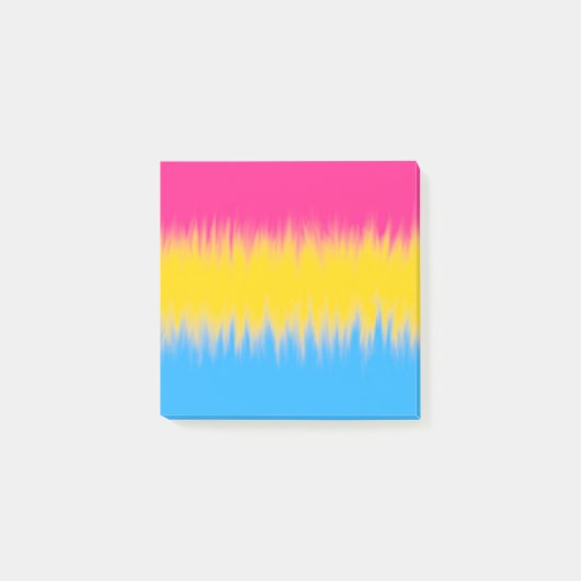 Pansexuele vlag post-it® notes (Voorkant)