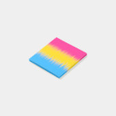 Pansexuele vlag post-it® notes (Schuin)