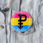  Pansexuele vlag Ronde Button 4,0 Cm (In situ)