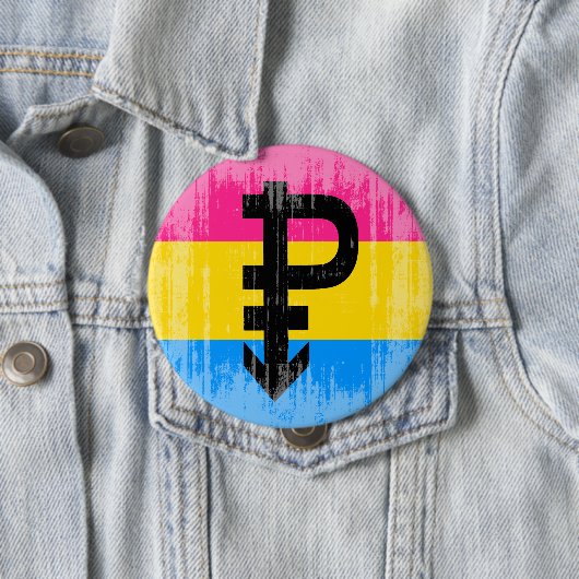  Pansexuele vlag Ronde Button 4,0 Cm (In situ)