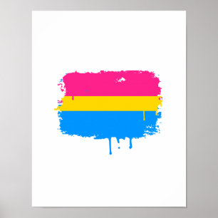 PANSEXUELE VLAGDRIPPEN POSTER