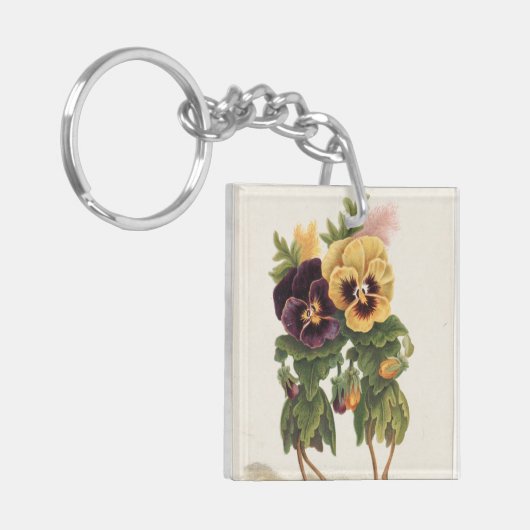 Pansey Dames Sleutelhanger (Voorkant Links)