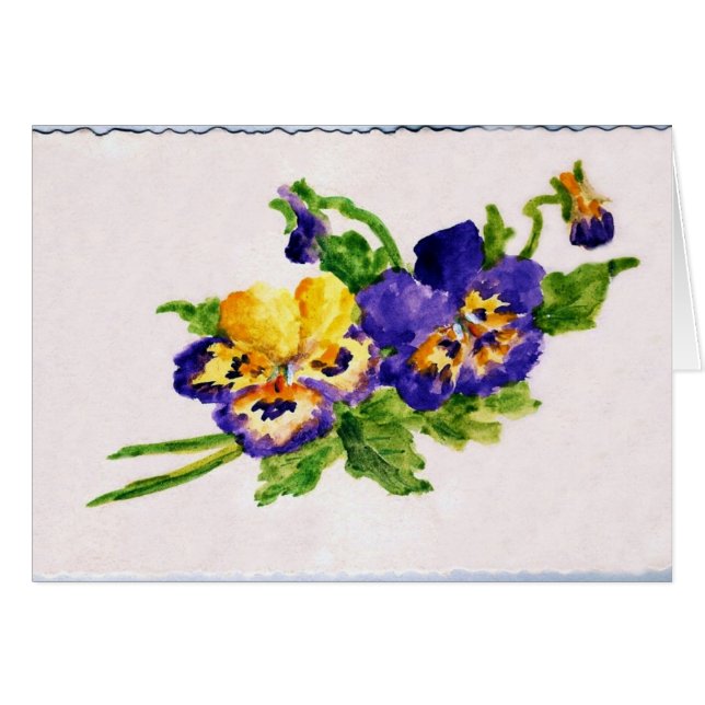 Pansey Painting (Voorkant Horizontaal)